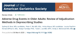 deprescribing adverse drug adjudication refine